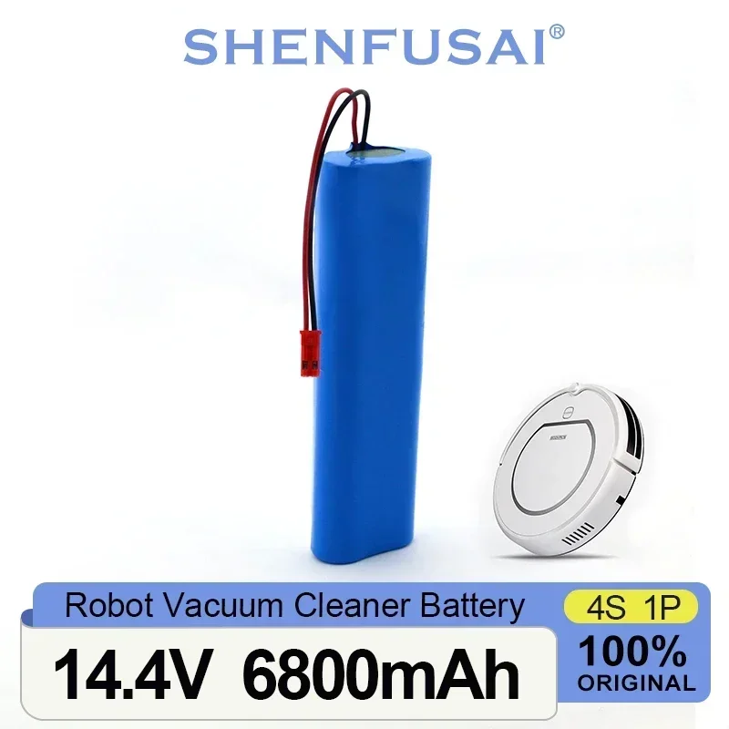 Novo 4S1P 14.4V 6800mah 18650 Bateria de Lítio Für ILIFE V3s Pro, V50, V5s Pro, V8s, x750 Roboter-staubsauger Batterie