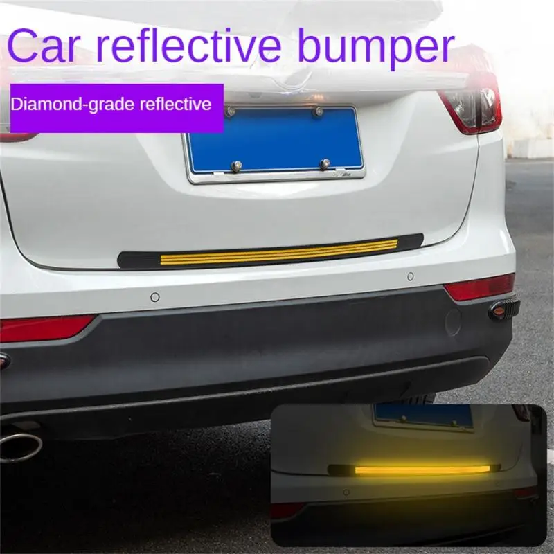 Anti-collision Artifact Visual Alert Highly Visible Durable Waterproof Rear Bumper Guard Car Rear Luminous Stickers Fashionable