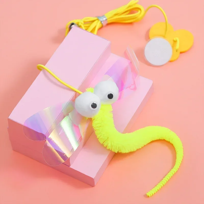 Einstellbare Haustier Biss Beständig Seil Hängen Tür Schaukel Katze Spielzeug Interaktive Lustige Katze Stick Haustier Spielzeug Produkte Kätzchen Liefert