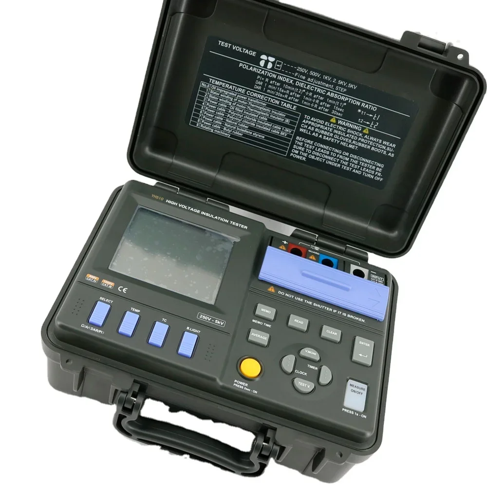 YH-510 High Voltage Digital Insulation Tester Digital Voltage/Insulation Resistance Tester YH510