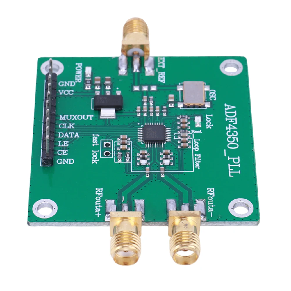 ADF4350 ADF4351 PLL Module 35M/137M-4.4GHz RF Signal Source Module Broadband Low Power RF Signal Source Frequency Synthesizer