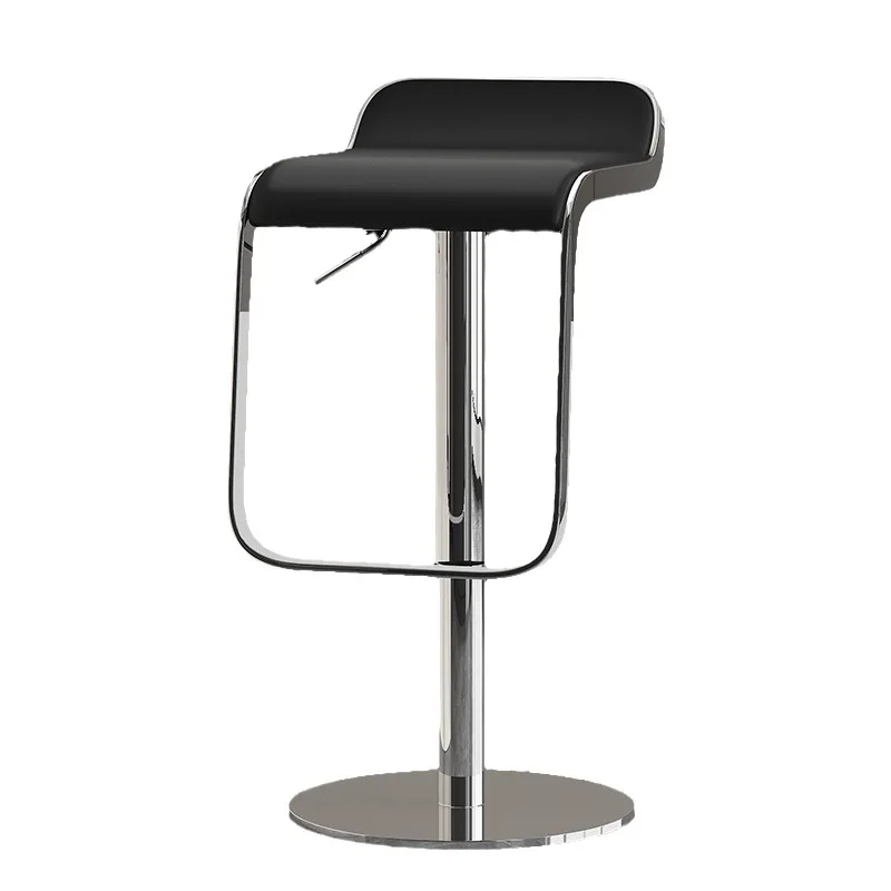 

Регулируемый по высоте барный стул со спинкой, поворотный стул для бара, стул для стилиста, усиленное основание, эргономичное сиденье для кассира