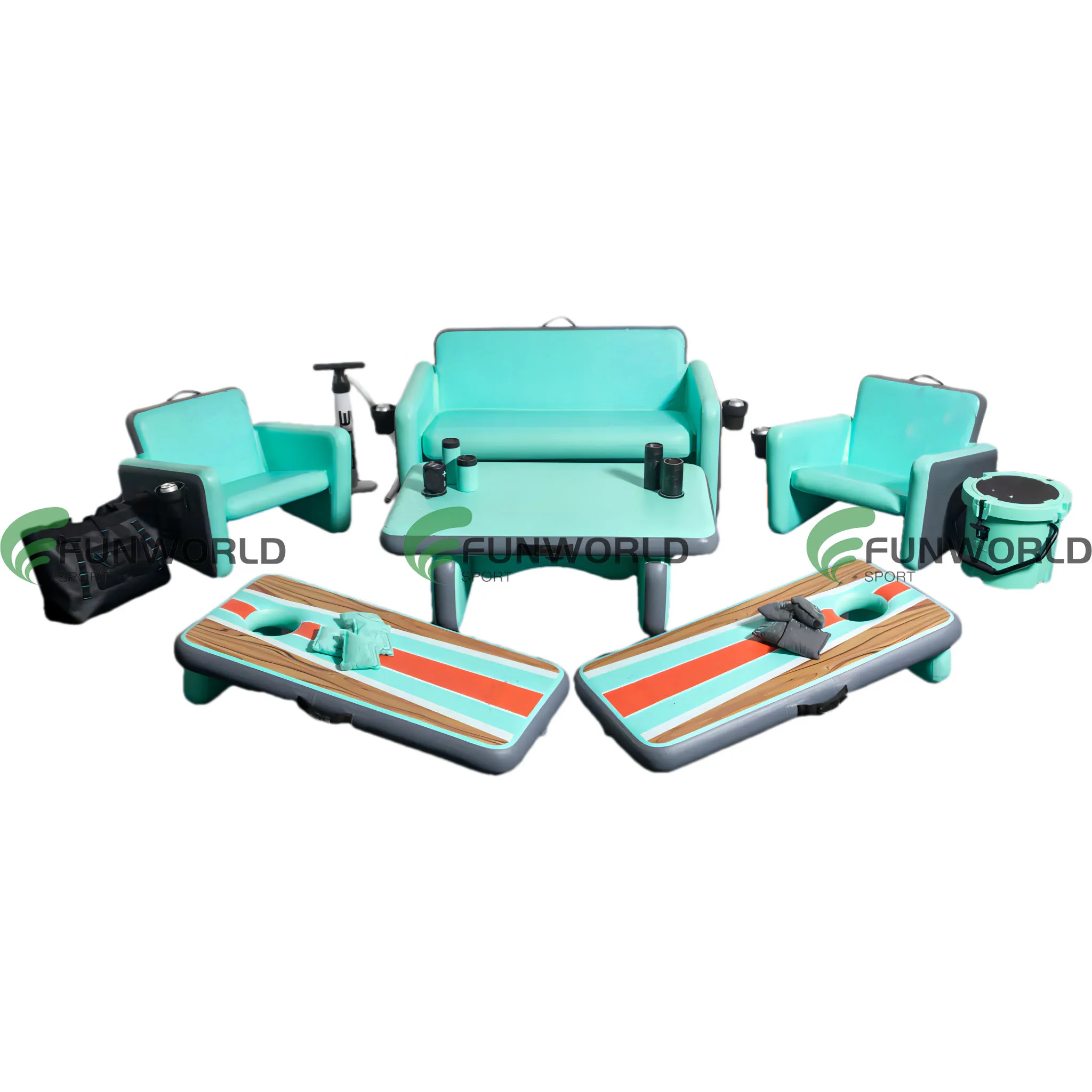 

Newly Outdoor Inflatable Beach Chair Water Equipment Hangout Chair Outdoor Furniture
