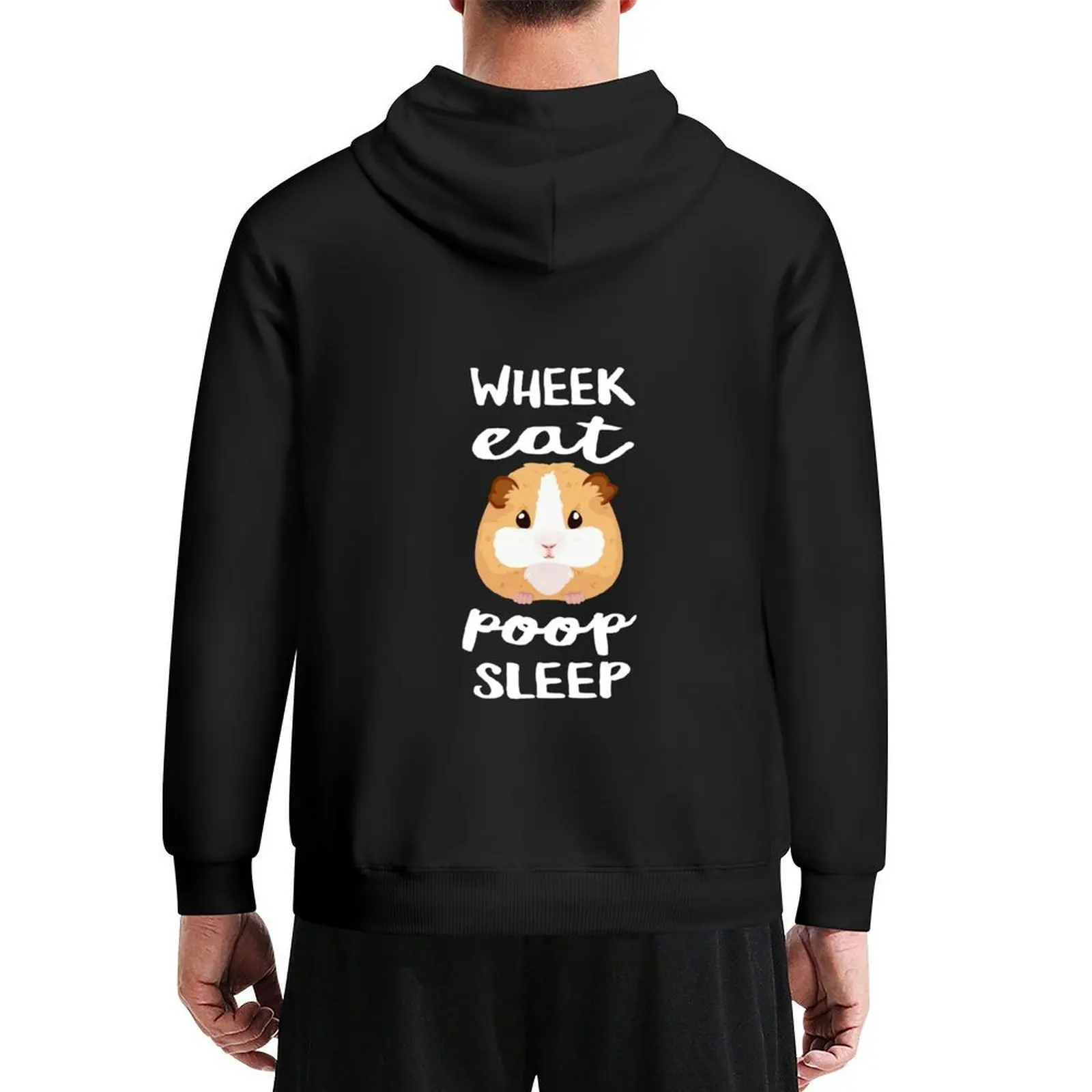 

Eat, Wheek, Poop, Sleep - Cute Guinea Pig Hoodie blouse men's clothing men wear graphic t shirts men men's hoodie sweatshirt