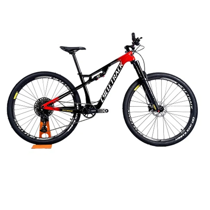 MTB 29-2.25mm160- Oil Gas Front Fork-12sDual Suspension Soft-tail Carbon fiber Oil DiscBrake Mountain bike bicicletas de montaña