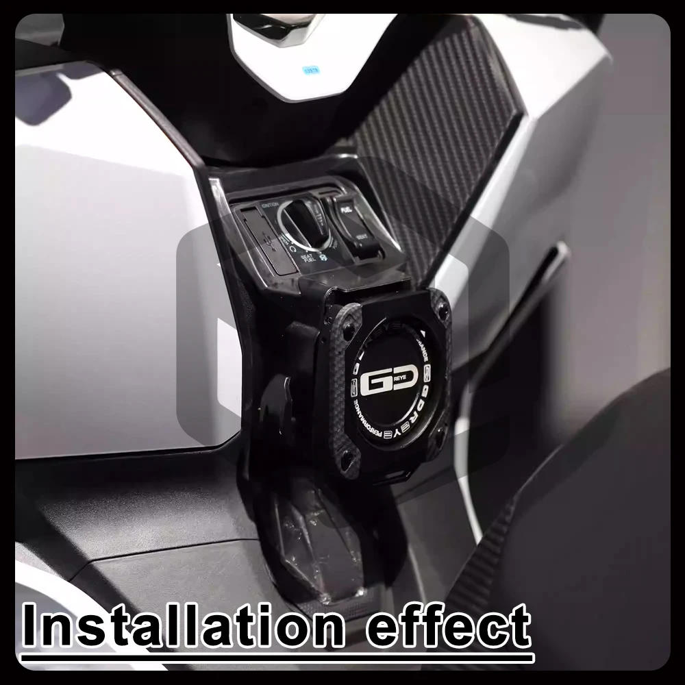 ل SYM Cruisym400 سبائك الألومنيوم طوي حامل الكأس دراجة نارية/وظيفة ربط/ملحق/التنقل/دراجة نارية #3