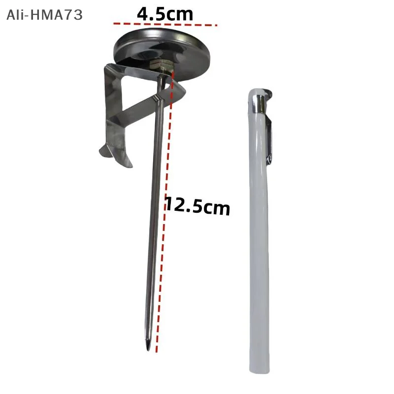 

1Pc Metal kitchen food thermometer 0-100 ℃, 30-310 ℉ Mechanical Probe Temperature Gage Dial F/C Food Milk Coffee Thermometer