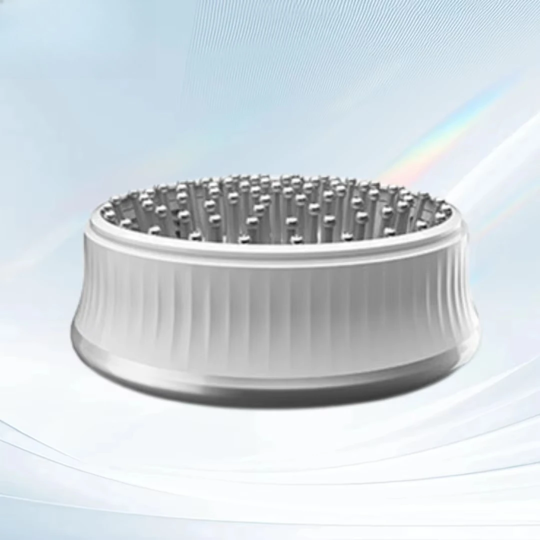 

Простая в использовании электрическая массажная расческа с красным светом, массаж кожи головы, красный свет для здоровья волос, улучшение вьющихся волос и снятия усталости