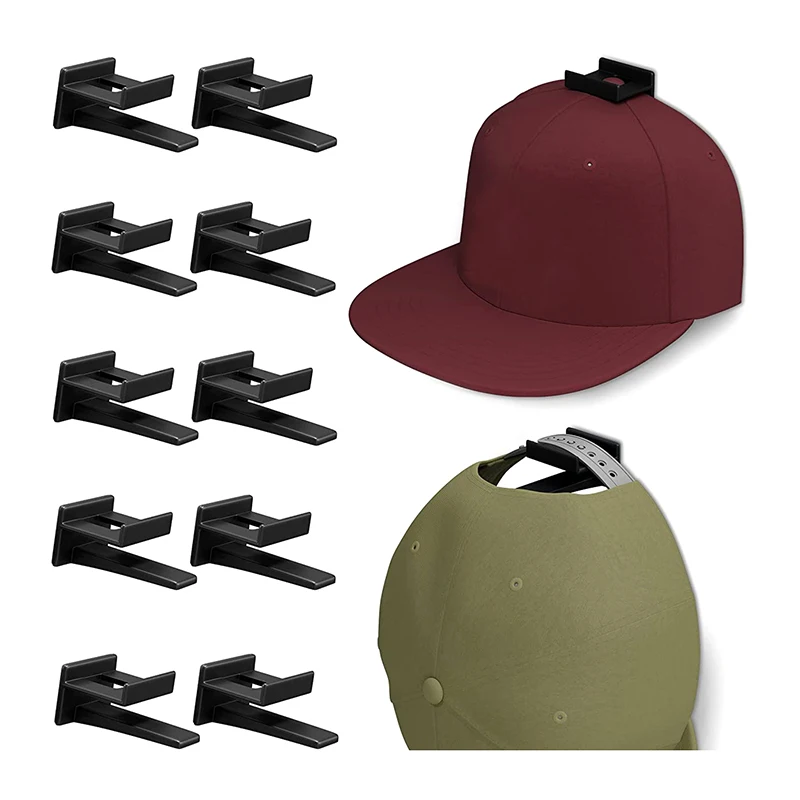 Hat Racks For Baseball Caps Adhesive Hat Hooks For Wall No Drilling Hat Organizer Cowboy Hat Holder Strong Hat Hanger