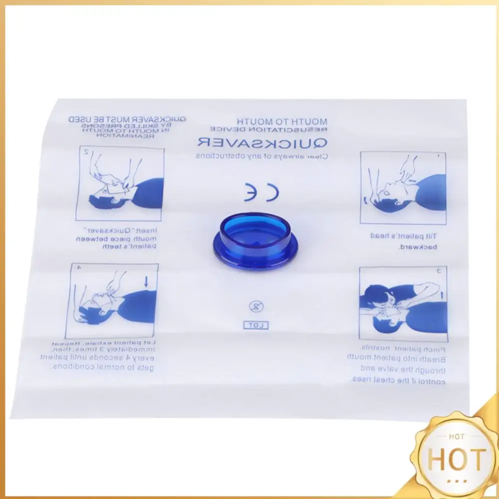 

Одноразовый щиток для лица для СЛР, портативный респиратор для оказания первой помощи, дыхательный респиратор, реанімационная маска для СЛР, спасательные инструменты