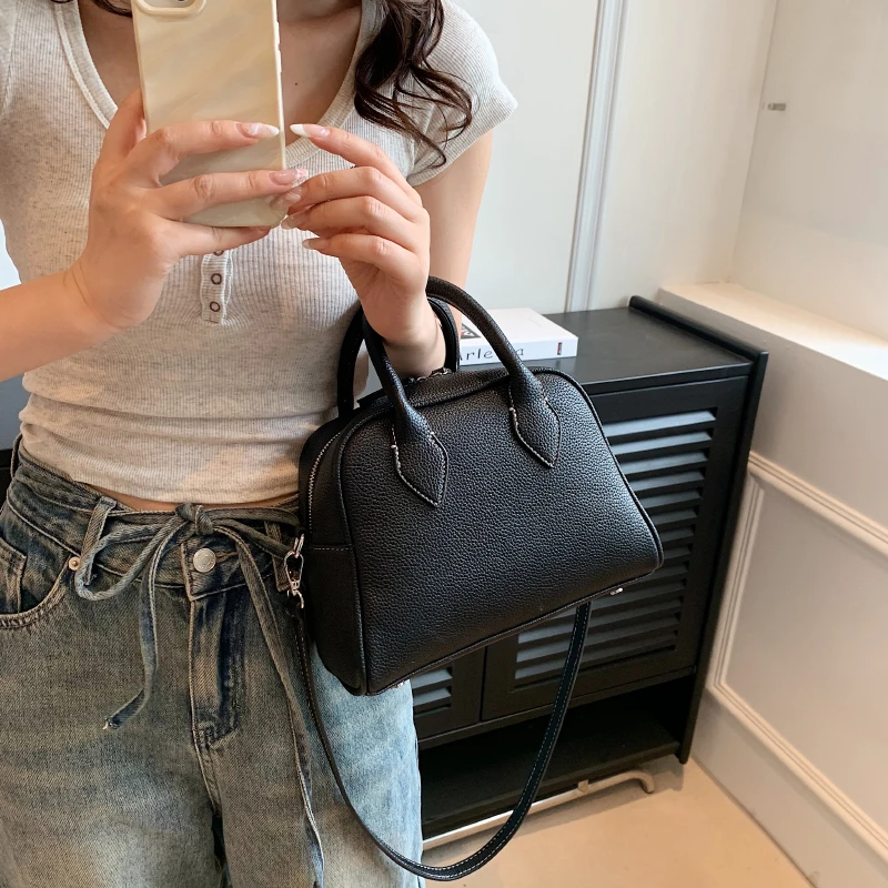 2023 New Boston Bags for Women High Quality PU Shoulder Bag Cute Purses and Handbags Designer Crossbody Bag Luxury Hand Bag