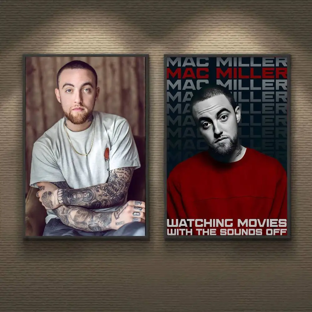 ملصق فني للمغني M-Mac Miller مع مطبوعات لتزيين غرفة النوم وغرفة المعيشة في المنزل