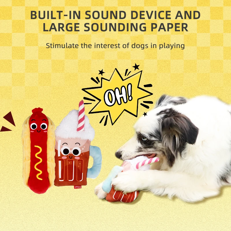 GiGwi Dog Toy Flip Toy Series Delicious Playmate Bite Resistance Emits Grinds Teeth Pet Toy Supplies Fleec Pets Accessories