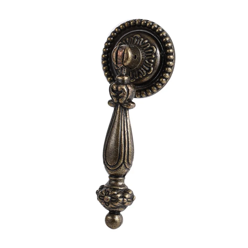 1Pcs Antique pendant Cabinet Knobs and Handles Wardrobe Door Pulls Dresser Drawer Handles Kitchen Cupboard Handle