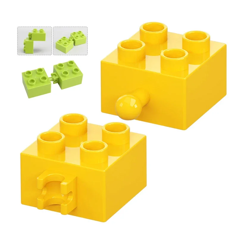 Big Building Blocks Amusement Accessory BridgeAwning Cylinder Hill-type Compatible Big Brick Particle City DIY Toys Kids Gifts