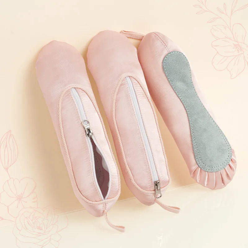 Ballet Dance Shoe Makeup Bag For Little Girls Ballerina Slipper Makeup Pouch Bag Ballet Pointe Shoes Gifts