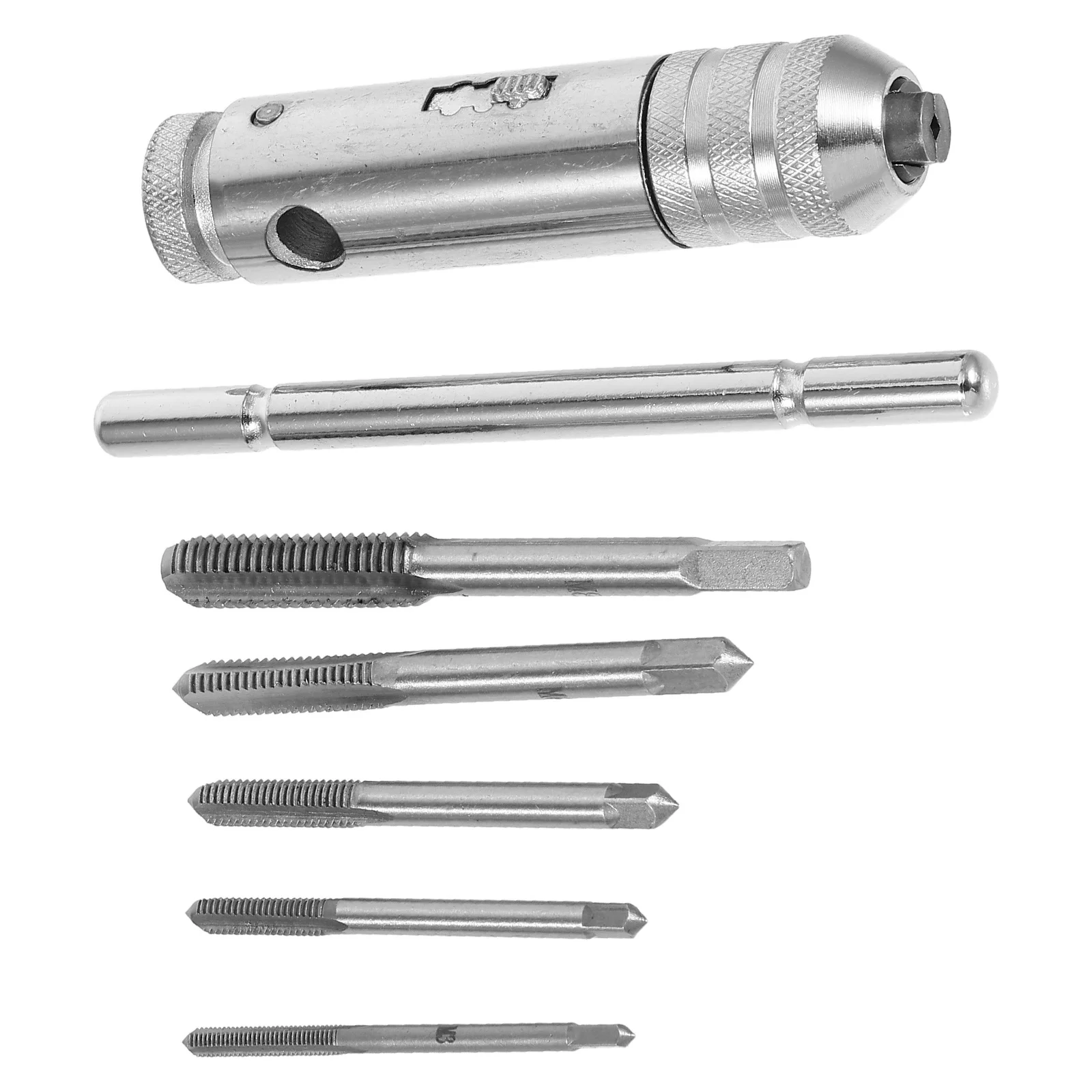 

1Set Adjustable Ratchet Tap Wrench T-Handle Reversible Threading Tool M3-M8 Extended Ratcheting High Torque Holder