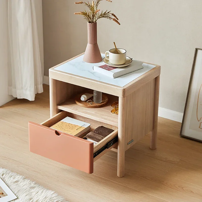 

Multifunctional Small Modern Nightstands Wood Design Center Narrow Organizers Bedside Mesita De Noche Estrecha Home Furniture