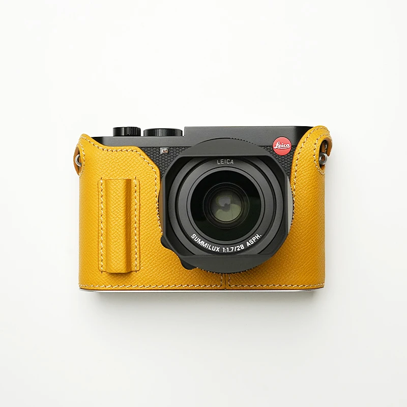 Mr. Steen Voor Leica Q3 Camera Case Beschermhoes Camera Bodysuit Camera Handgemaakt Stijl Leer Met Handpalm Echt Leathe Tas