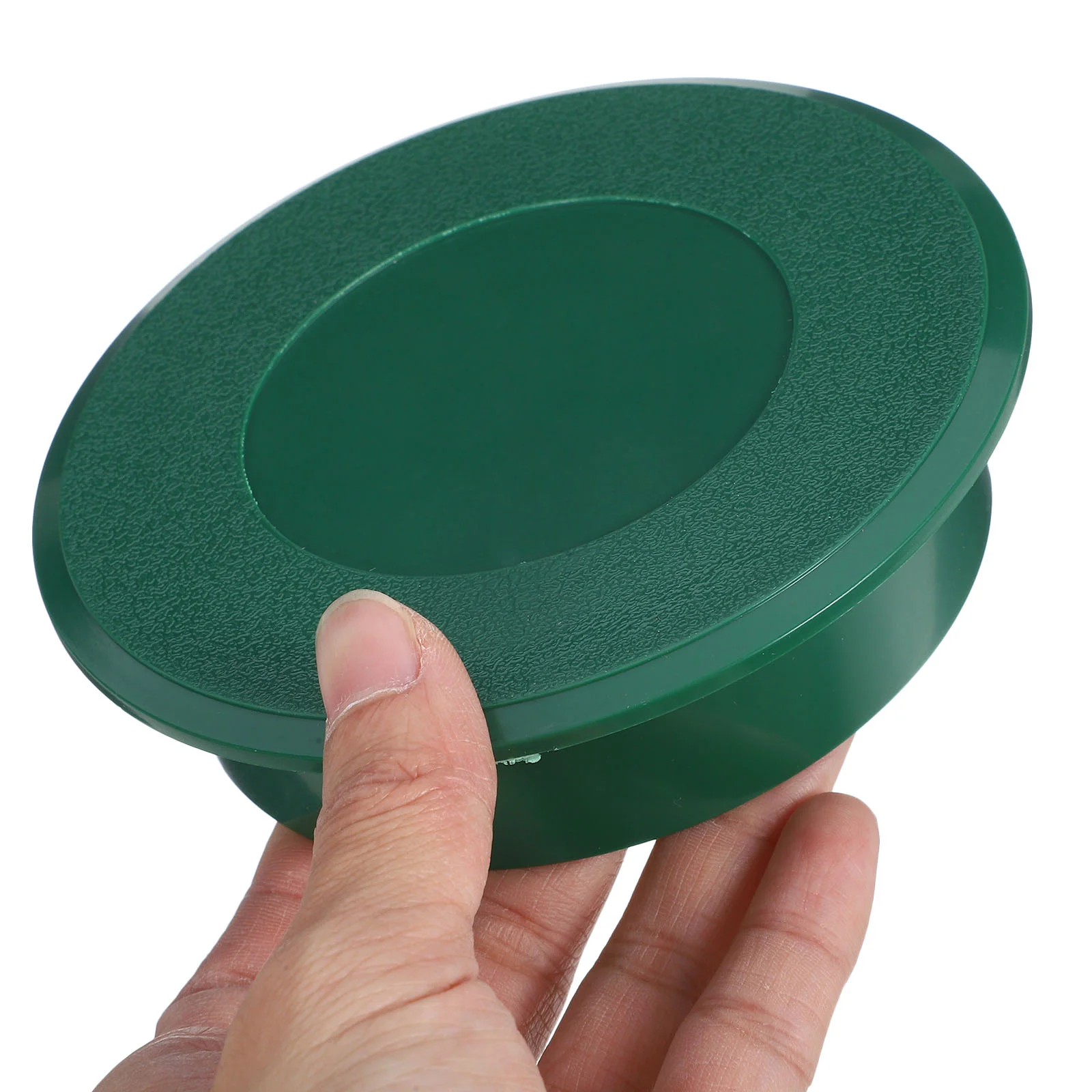 Cubierta de taza con agujero, taza con agujero verde, ayuda para entrenamiento de práctica para el hogar, oficina, taza de práctica de viaje