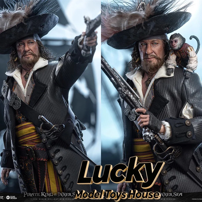 

Коллекционная фигурка EKUAZ STUDIO EKS012D Deluxe Version 1/6: Пиратский король Внутренних морей Барбосса, капитан, 12 дюймов, модель солдата