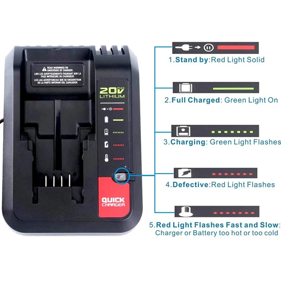 

Эффективная усовершенствованная замена аккумулятора Porter-Cable PCC692L, также подходит для всех литиевых аккумуляторов 20V MAX.
