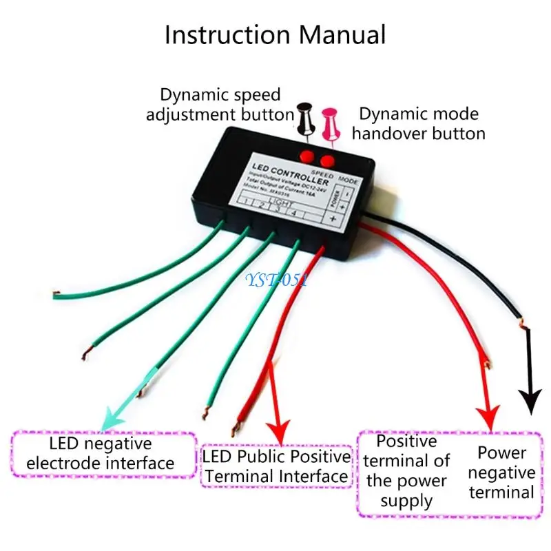 E15A Practical LED Controller Metal and Plastic LED Driver for Low Light Strips Modules and Illuminated Letters