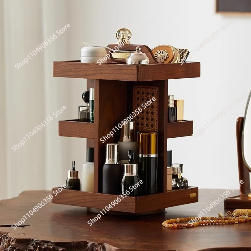 Premium desktop cosmetics storage box sorting storage rack skin care products multi-layer rotating rack