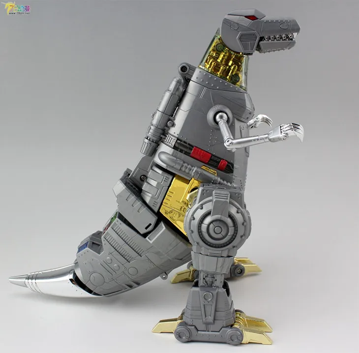 Imagem -05 - Deformação Brinquedo Mp08 Dinossauro Aço Bloqueio Robô g1 Aço Cabo Tyrannosaurus Rex Autobot