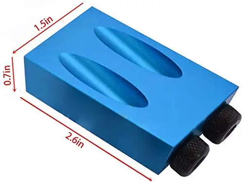 15 Cái/bộ 15 Độ Túi Khoan Lỗ Jig Bộ Góc Xiên Khoét Lỗ Hướng Dẫn Bộ 4Inch F Kẹp Định Vị thiết Bị Định Vị Công Cụ