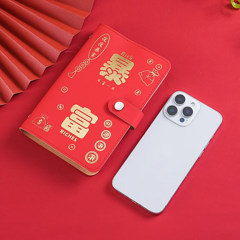 Książka do wpłat retro z wzorem krokodyla, zamykana na hasło, mieści 100 kartek, tylko torba do przechowywania gotówki, duża pojemność na banknoty.