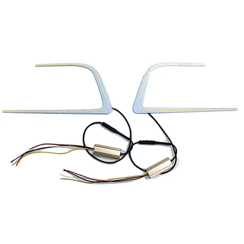 Excellent-Car LED Daytime Running Light Angel Eye DRL With Turning Light For Subaru WRX/STI Legacy 2015-2018 Parts