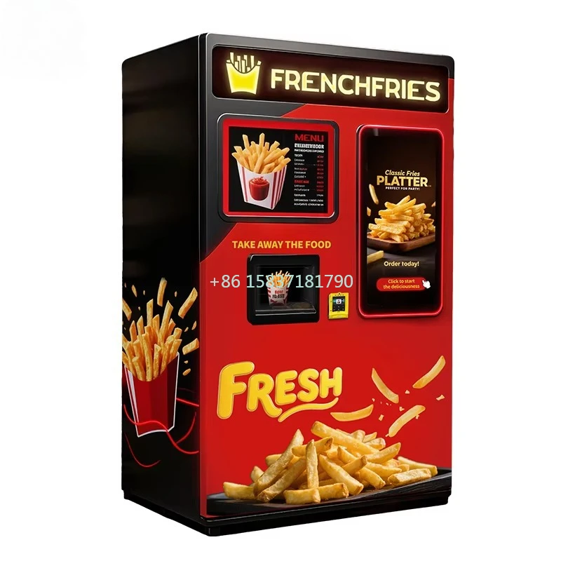 Popular Design French Fry Vending Machine Full Automatic Onion Rolls Fries Vending Machine for Kids French Fry Vending Machine - Image 4