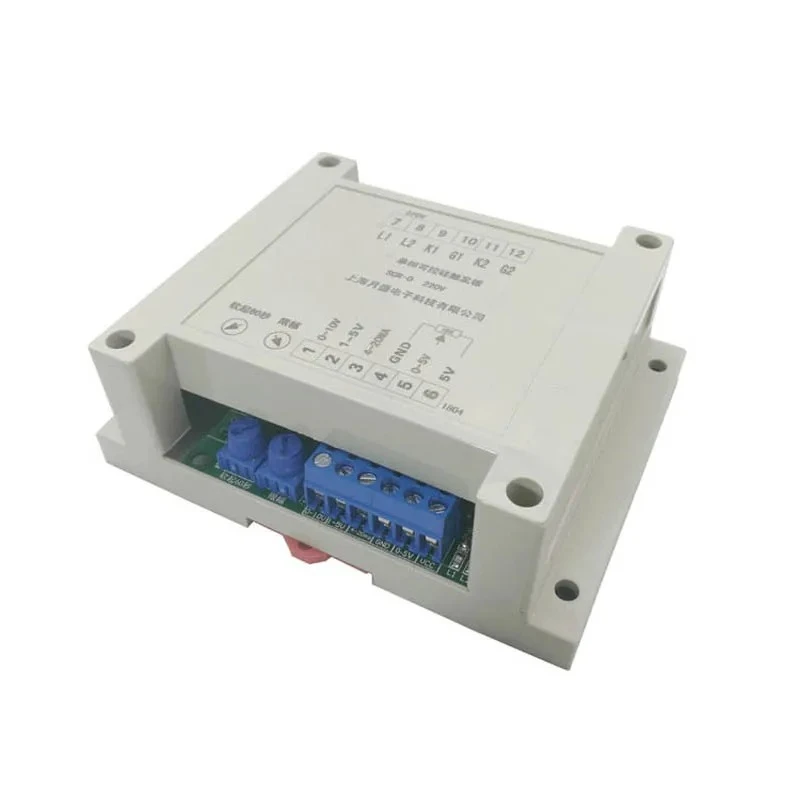 Single-phase silicon controlled trigger plate voltage regulating plate phase shifting trigger rectifier voltage  soft start
