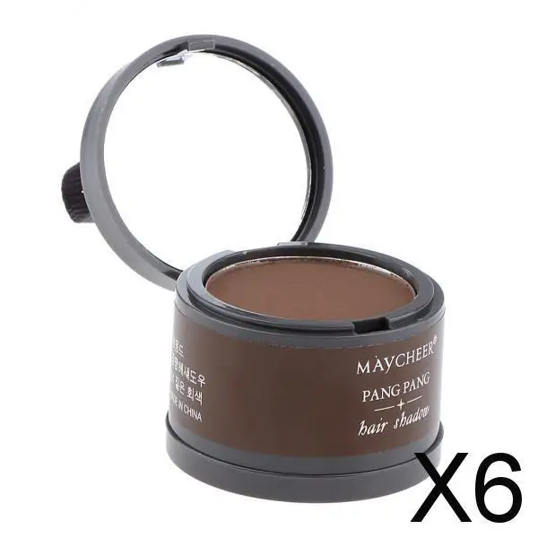 Paleta de corretivo de linha fina, pó de sombreamento, paleta de sombra de olhos natural para coloração de cabelo e modificação de testa