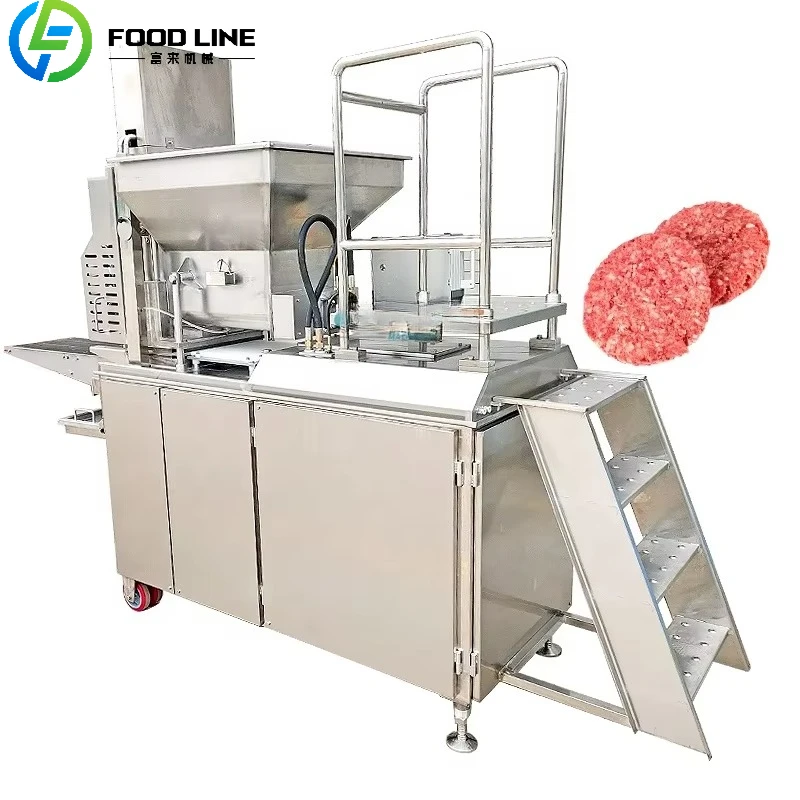 

Hot Selling Automatic Jamaican Beef Burger Patty Making Forming Mold Molding Hamburger Patty Forming Machine