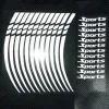 Motorcycle accessories Wheel Decals Stickers 12PC/set Wheel Rim Stripe Tape Stickers 18-21 Inch Wheels Reflective Sticker image 4