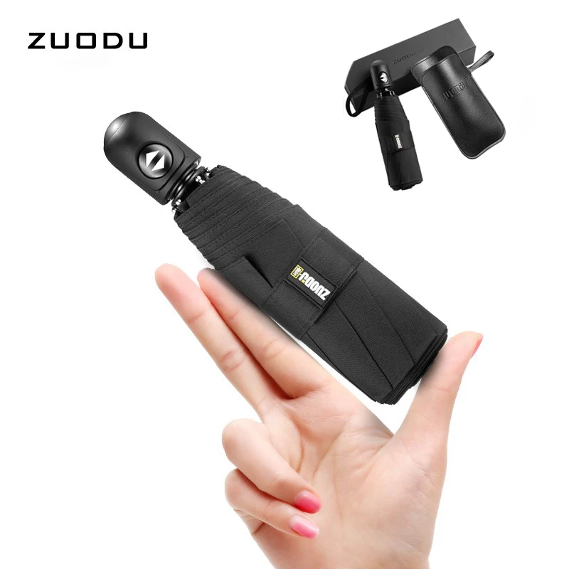 

Zuodu Luxury fully automatic folding sunny umbrella small portable mini ultra-light five-fold umbrella self-sun umbrella