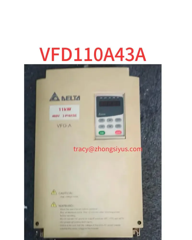 Used a series of 11KW frequency converter, VFD110A43A, real shooting, functional package