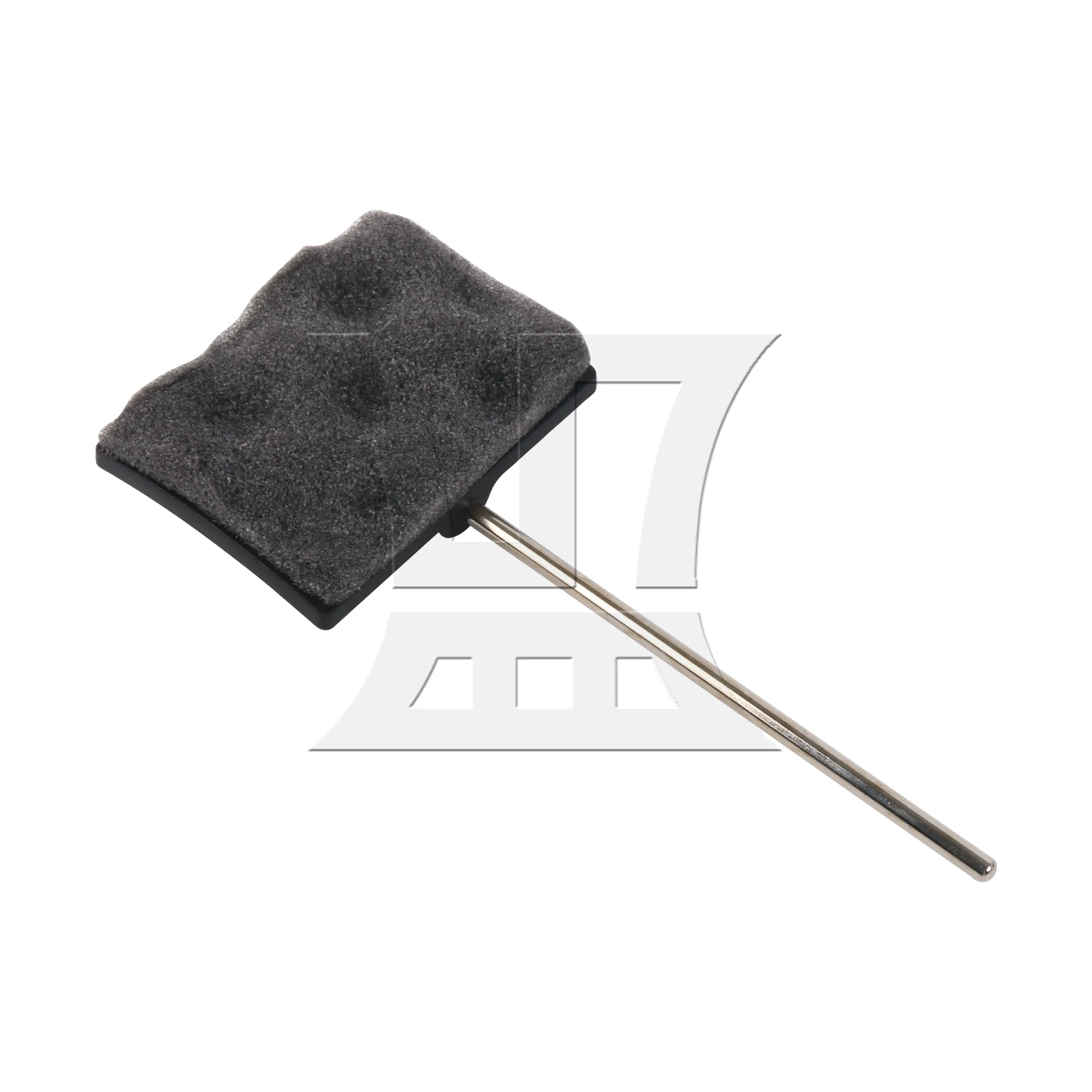 

Yibuy Black Kick Drum Pedal with 6mm Dia Stainless Steel Shaft 103x76.5mm Convex Head