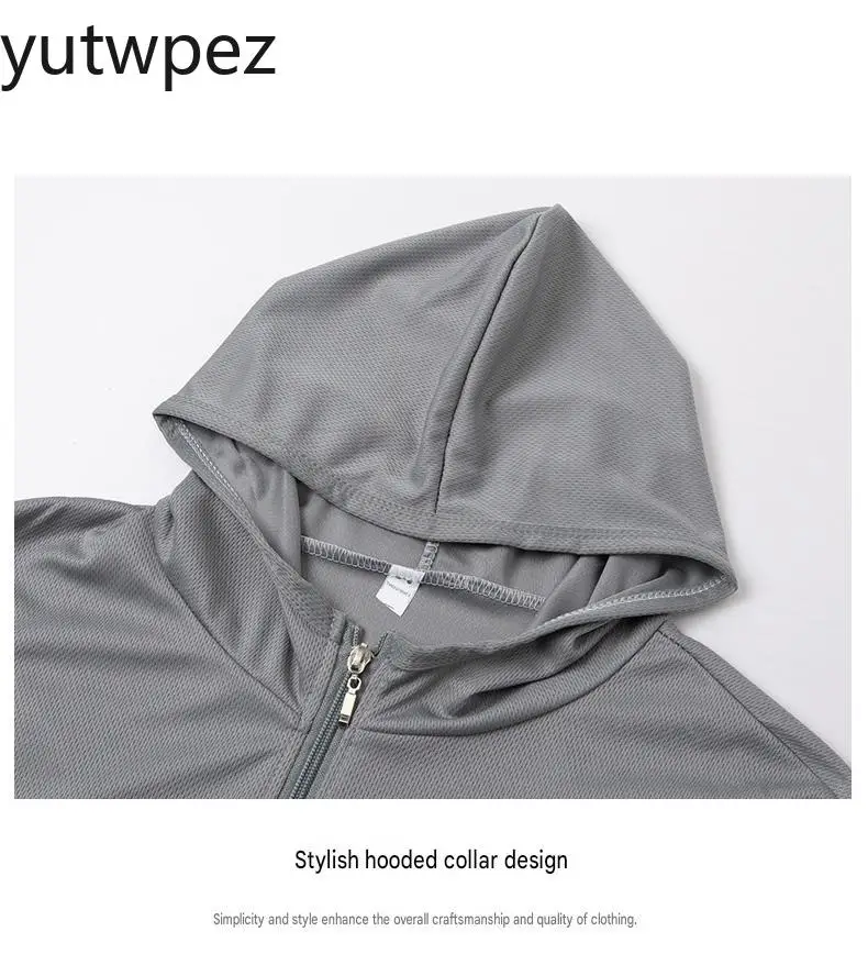 Atmungsaktive Angeljacke für Outdoor-Aktivitäten und Wandern, UPF50+ UV-Schutz für Herren, Eisseide mit Kühleffekt, Sonnenschutz, Leichtgewichtig – Detail 16