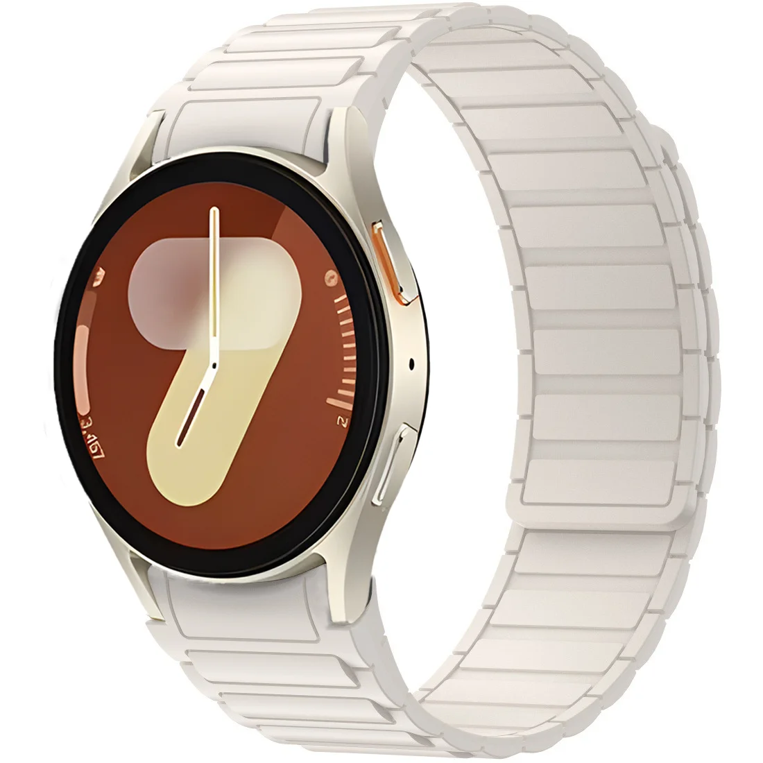 لا فجوة سيليكون حزام لساعة سامسونج جالاكسي 7 FE 6 5 4 40 مللي متر 44 مللي متر 5pro سوار مغناطيسي جالاكسي ساعة 6 4 الكلاسيكية 43/47 مللي متر الفرقة