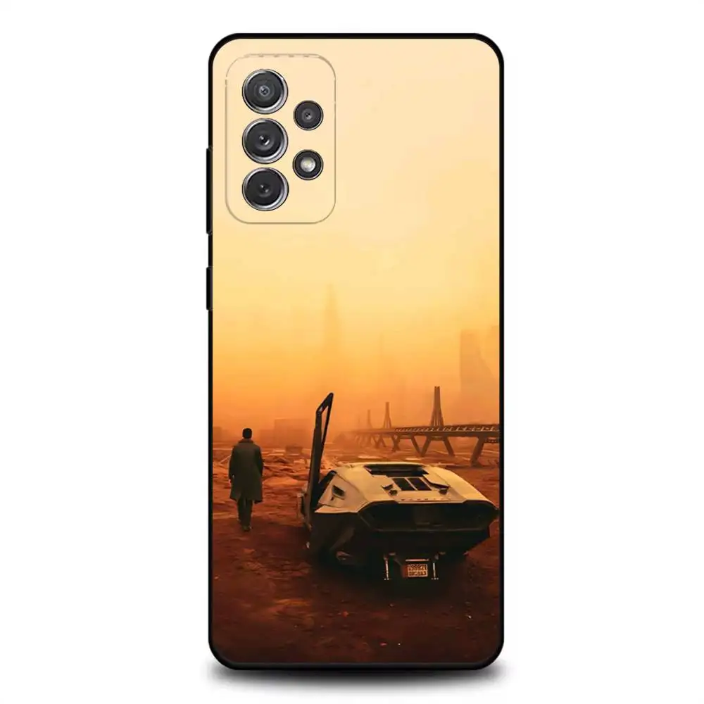 حافظة هاتف B-Blade R-Runner 2049 لهاتف سامسونج S25، S24، S21، S22، S23، S30، Ultra، S20، Plus، Fe، Lite، Note، 10,9,5G غطاء أسود