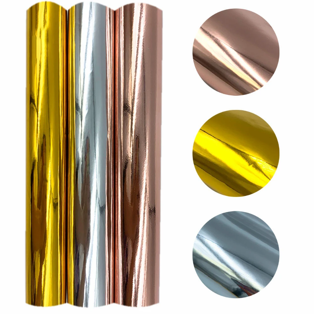 30x100cm 3pcs/pack Glassy Metal Adhesive Vinyl Making Patterns for Cup Window Porcelains Decals Decor and DIY Cards for Cut
