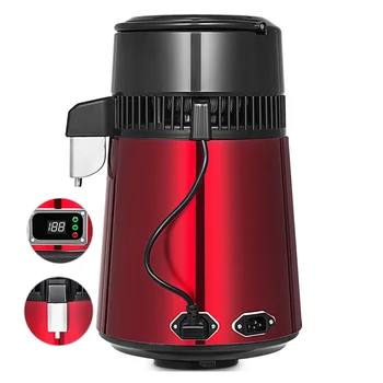 ガラス容器付き水研ぎ器; 750w、1.1ガロン/4l容量; 1時間あたり最大0.26gal/1l、および1日あたり約6ガロン/23l (du)
