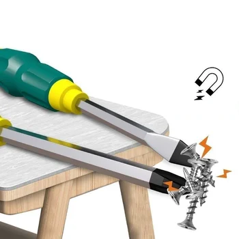 산업 등급 하트 피어싱 스크루 드라이버, 타악기 나사 배치, 슬롯 크로스 확장, 무거운 스크루 드라이버 배치 헤드, 2 개  Best5