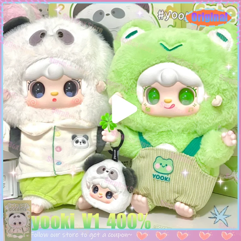 

Original Yooki 400% V1 Cute Pet Dream Series Mystery Blind Box Trendy Play Cartoon Doll Pendant Kawaii Decoration Girl Gift