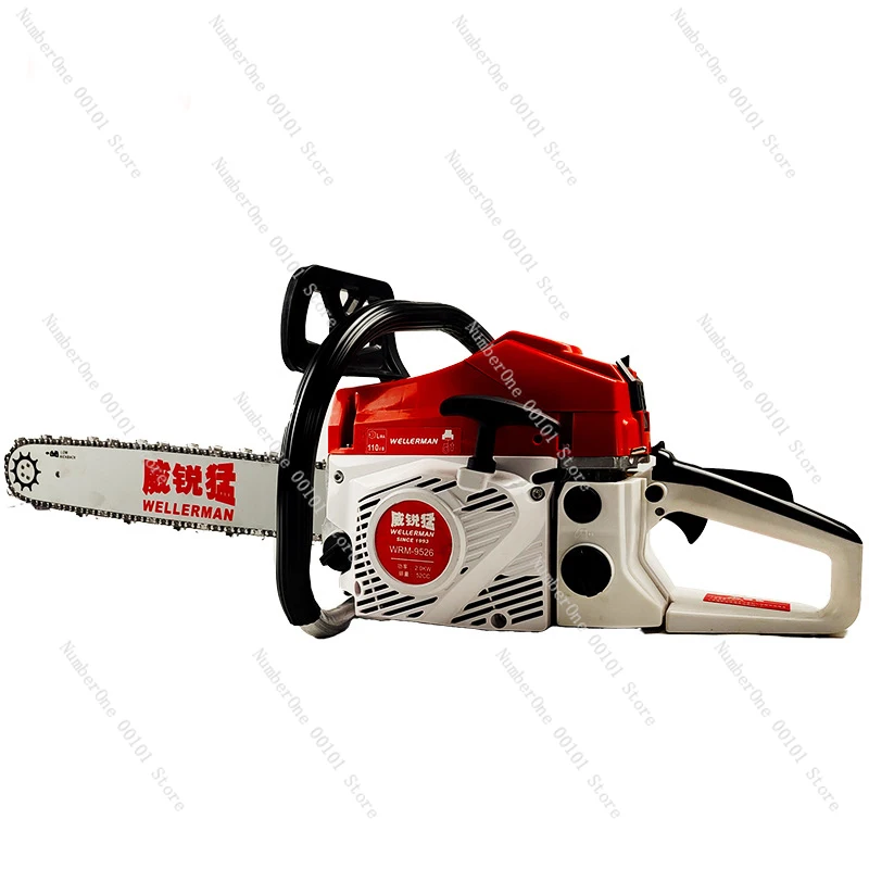 Updated 58cc Professional wood cutter chain saw Gasoline CHAINSAW With 20'' Guide