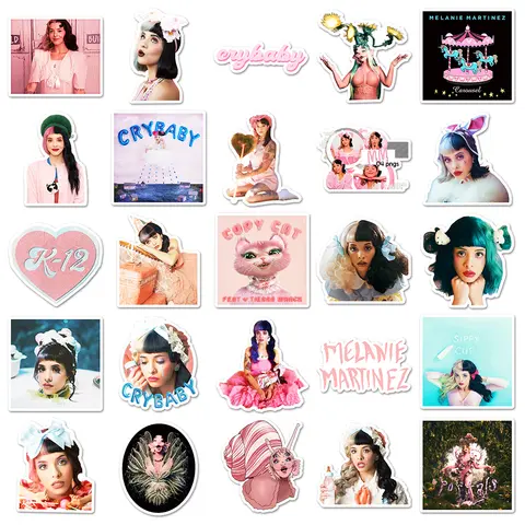 10/30/50 st Melanie Martinez Stjärnsångerska Klistermärken Tecknad Graffiti Dekaler Dekoration DIY Bagage Telefon Vattenflaska Klistermärke Present 6 best sales Melanie Martinez-klistermärke - №1