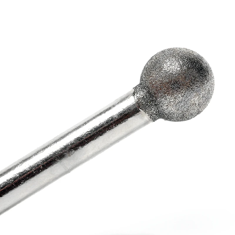 6-8 مللي متر عرقوب الماس المغلفة شنت نقاط كروية الكرة 12-50 مللي متر حصى 150 600 رأس مطحنة للمجوهرات حجر الزجاج أدوات حفر #3